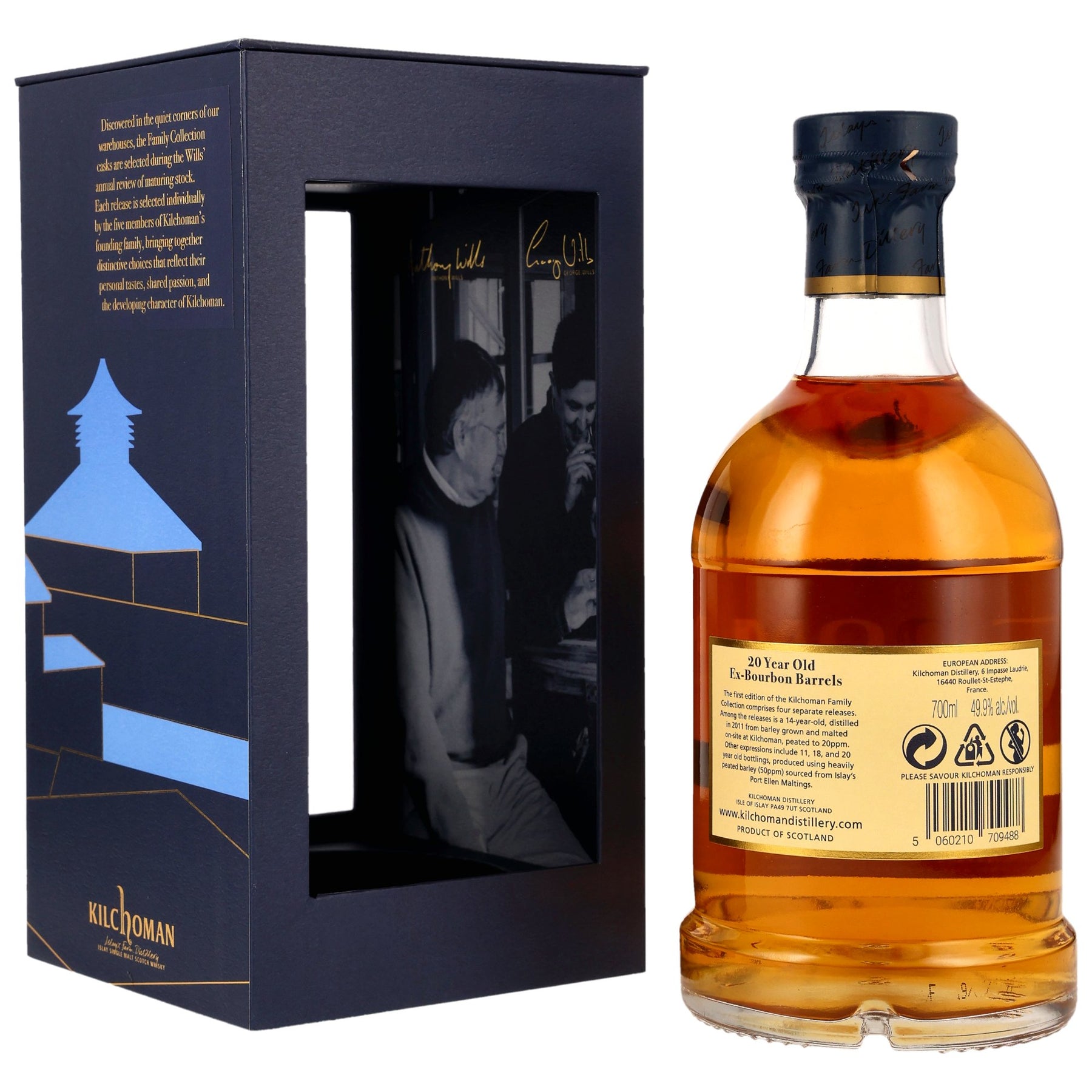 Kilchoman 20 Jahre - Family Collection - Bourbon Cask - 50 ppm - Heavily Peated