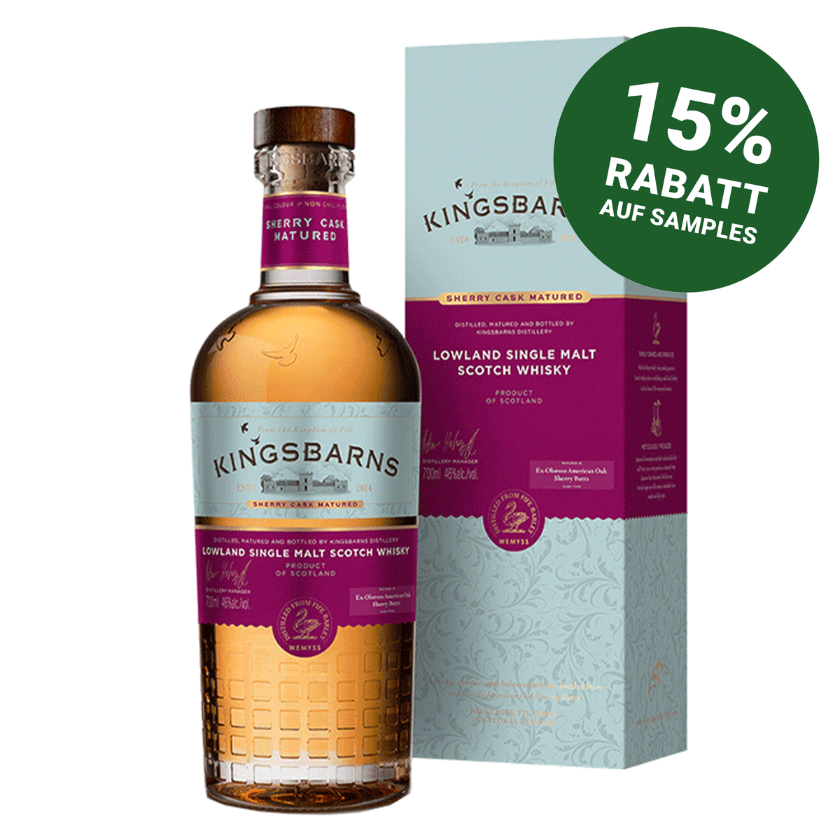 Kingsbarns Balcomie - Lowland Single Malt Scotch Whisky