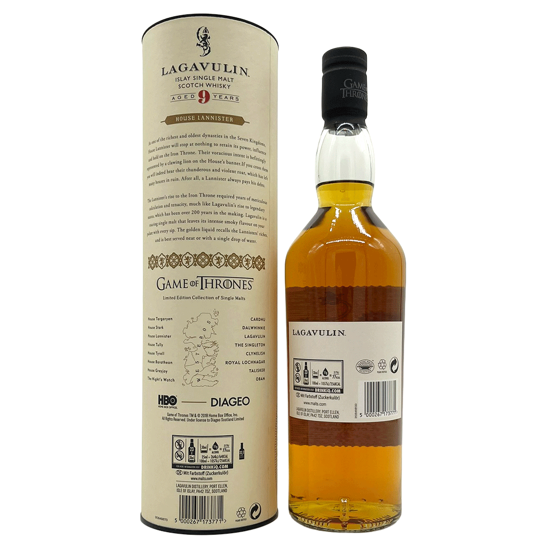 Lagavulin House Lannister - Game of Thrones 9 Jahre