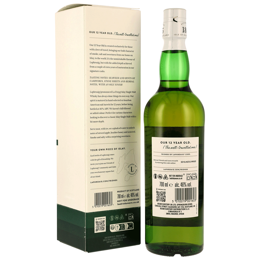 Laphroaig 12 Jahre - Islay Single Malt Scotch Whisky
