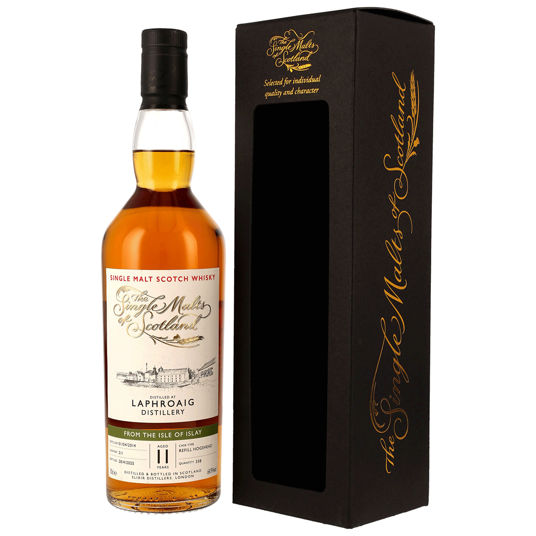Laphroaig 2014/2025 - 11 Jahre - Refill Hogshead - Fassnummer 211 - The Single Malts of Scotland