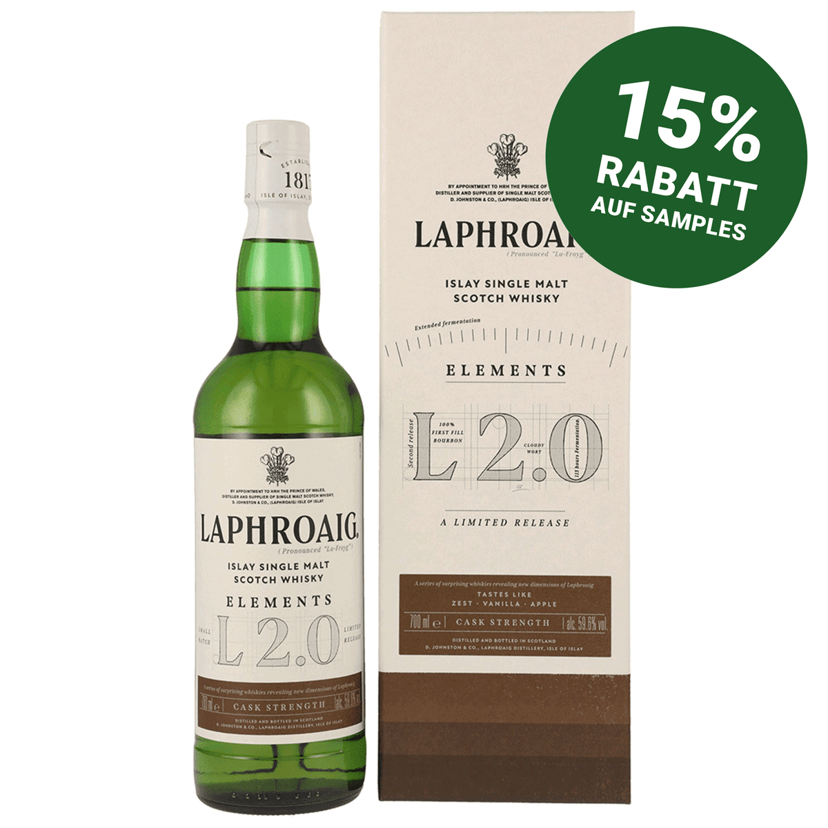 Laphroaig Elements 2.0 - Islay Single Malt Scotch Whisky