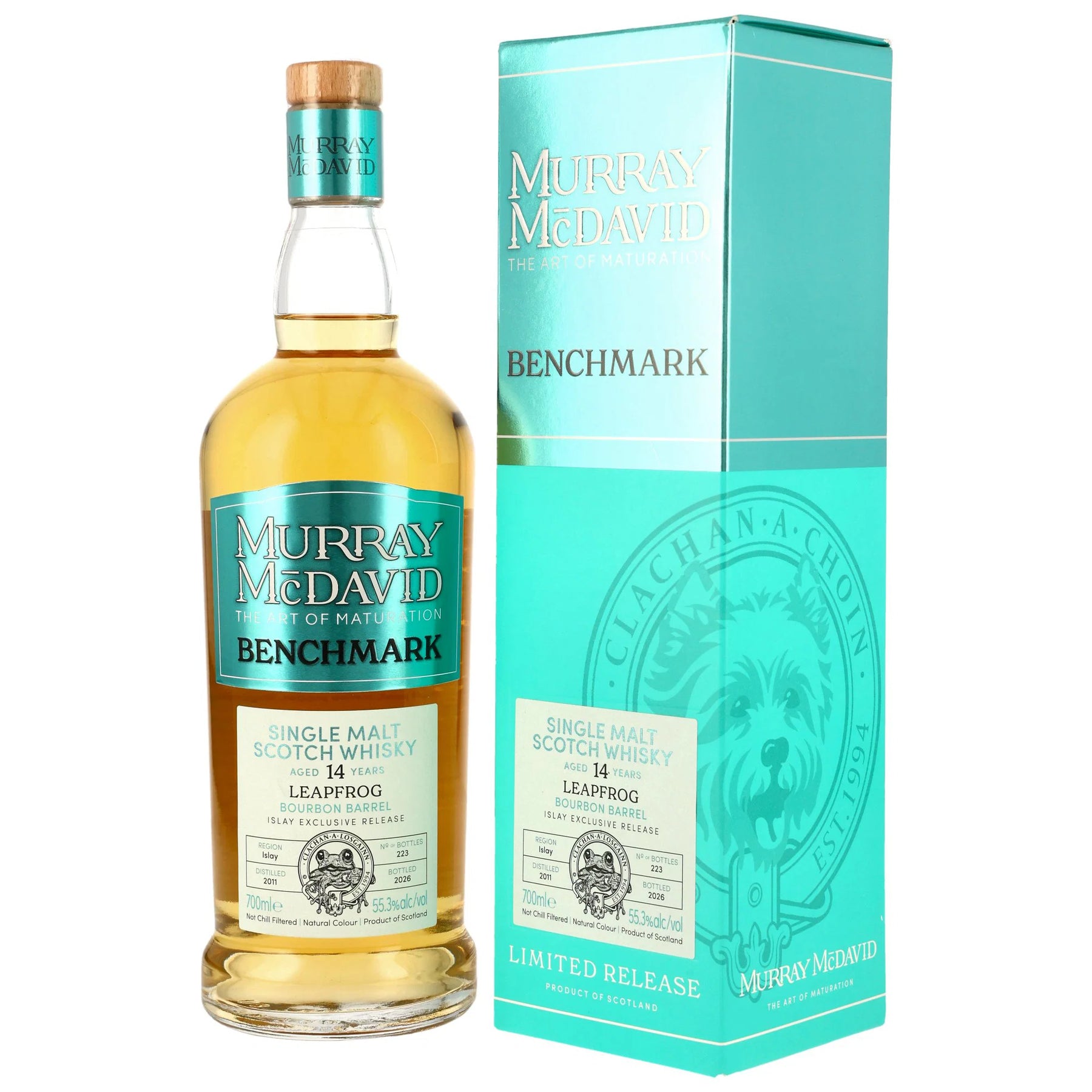 Leapfrog 2011/2026 - 14 Jahre - Bourbon Barrel - Fassnummer 875289 - Murray McDavid
