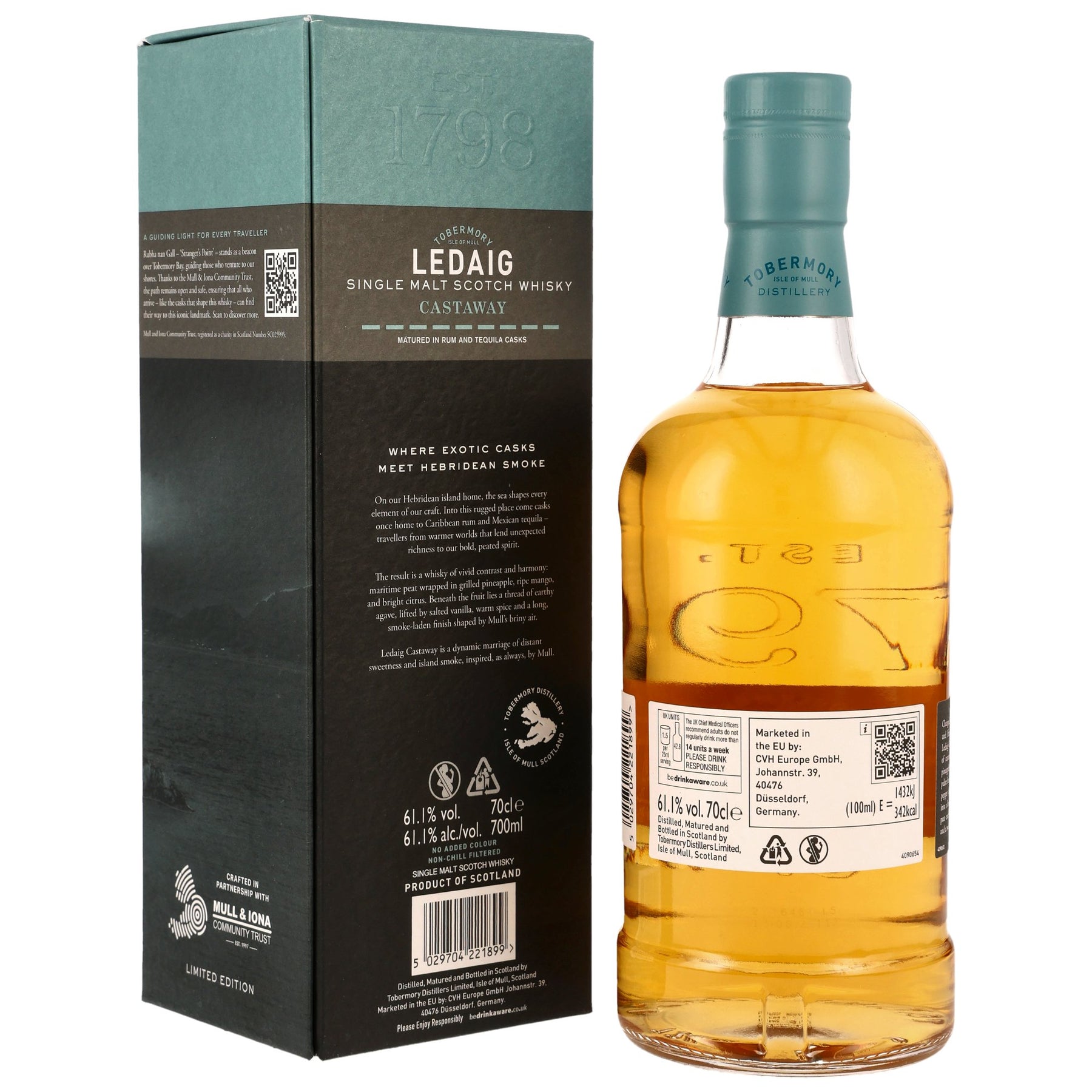 Ledaig Castaway - Matured in Rum & Tequila Casks
