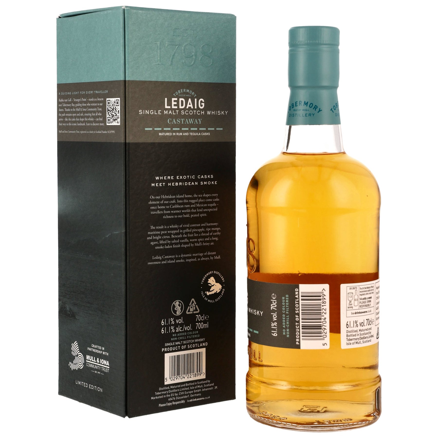Ledaig Castaway - Matured in Rum & Tequila Casks