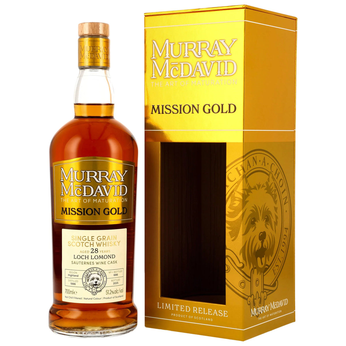 Loch Lomond 1996/2025 - 28 Jahre - Sauternes Cask Finish - Mission Gold - Murray McDavid