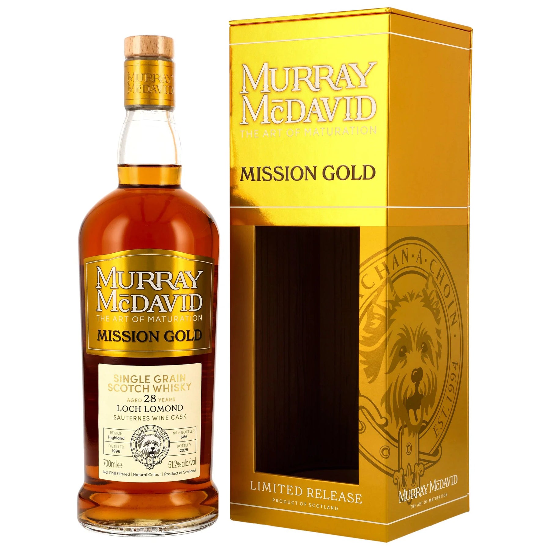Loch Lomond 1996/2025 - 28 Jahre - Sauternes Cask Finish - Mission Gold - Murray McDavid