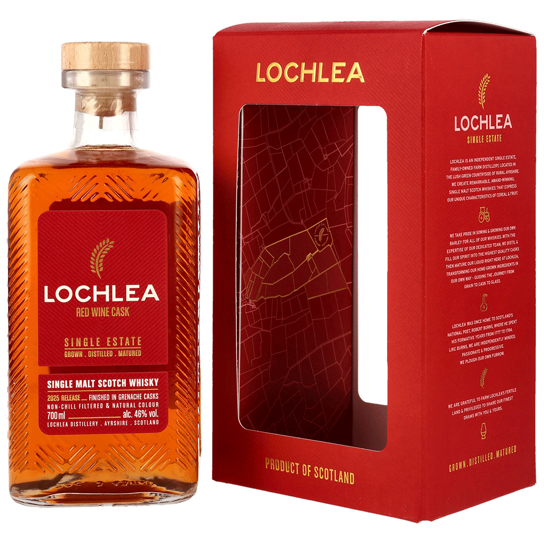 Lochlea Distillery Red Wine Cask - 2025 Release - Grenache Casks Finish