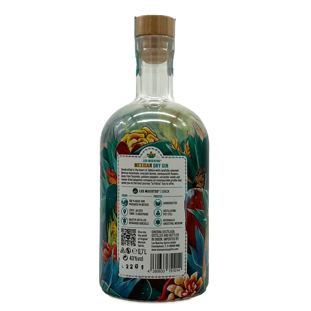 Los Muertos - Mexican Dry Gin - Gin aus Mexiko
