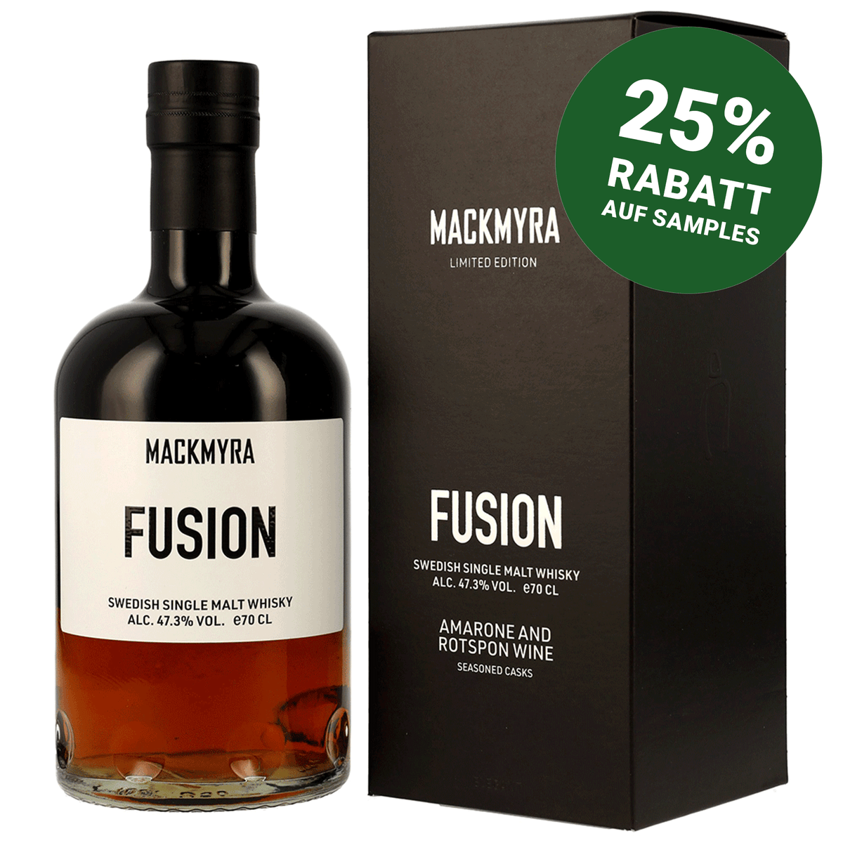 Mackmyra Fusion – Amarone & Rotspon Casks