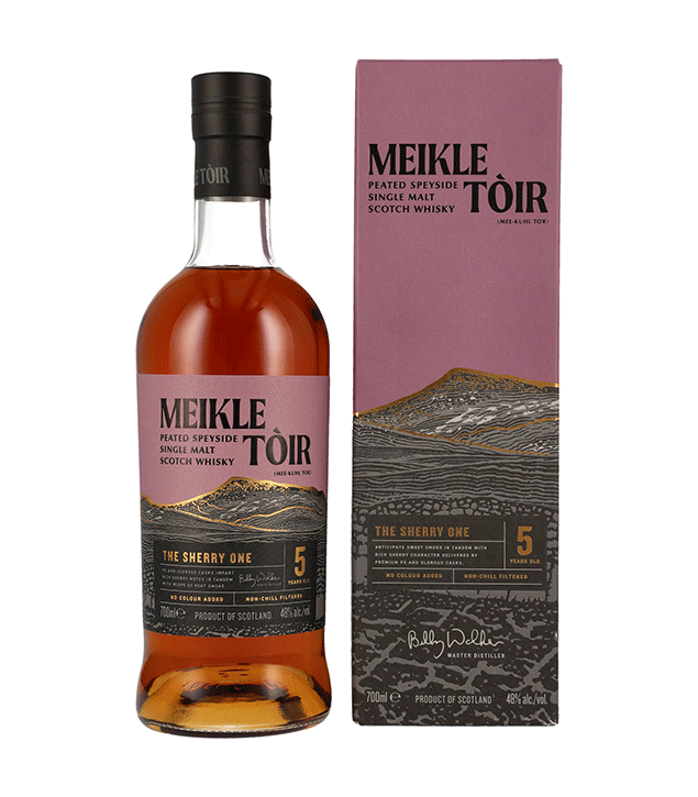 Meikle Toir 5 Jahre - The Sherry One - Heavily Peated GlenAllachie