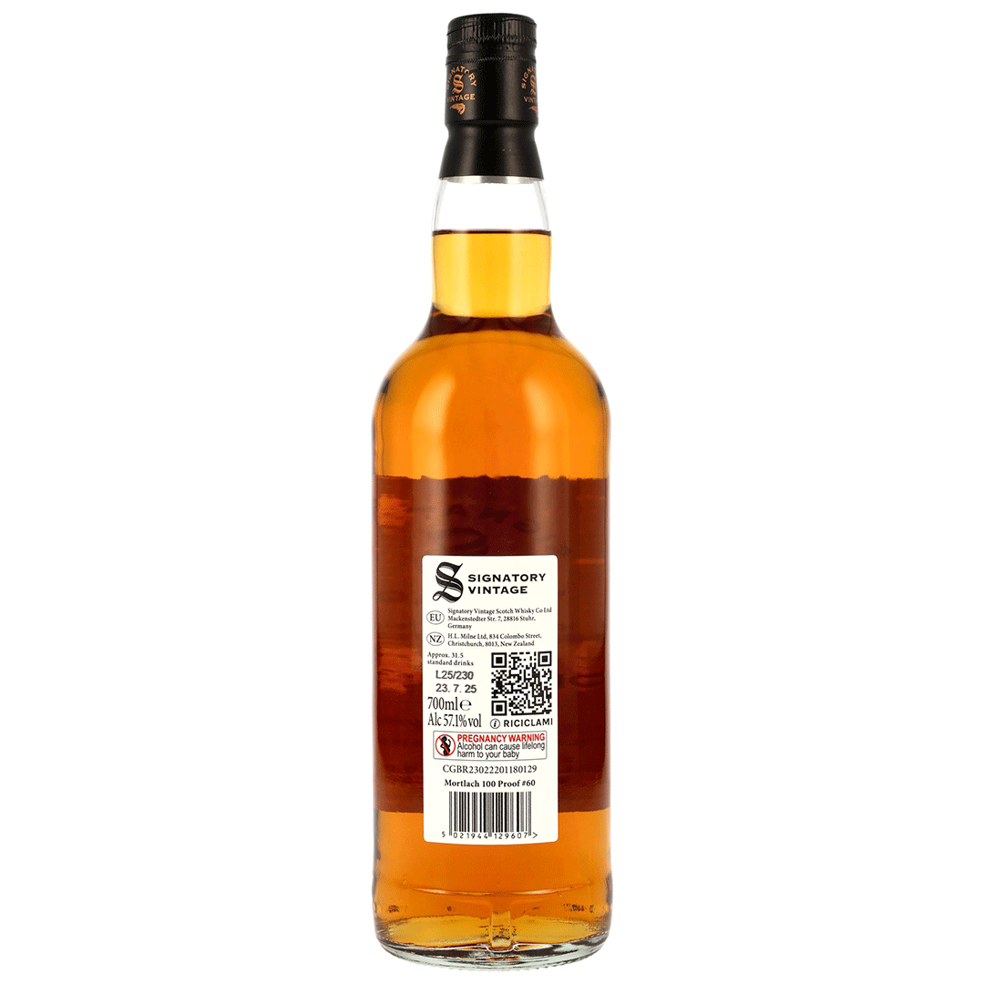 Mortlach 2013/2025 - 12 Jahre - Signatory 100 PROOF Edition #60
