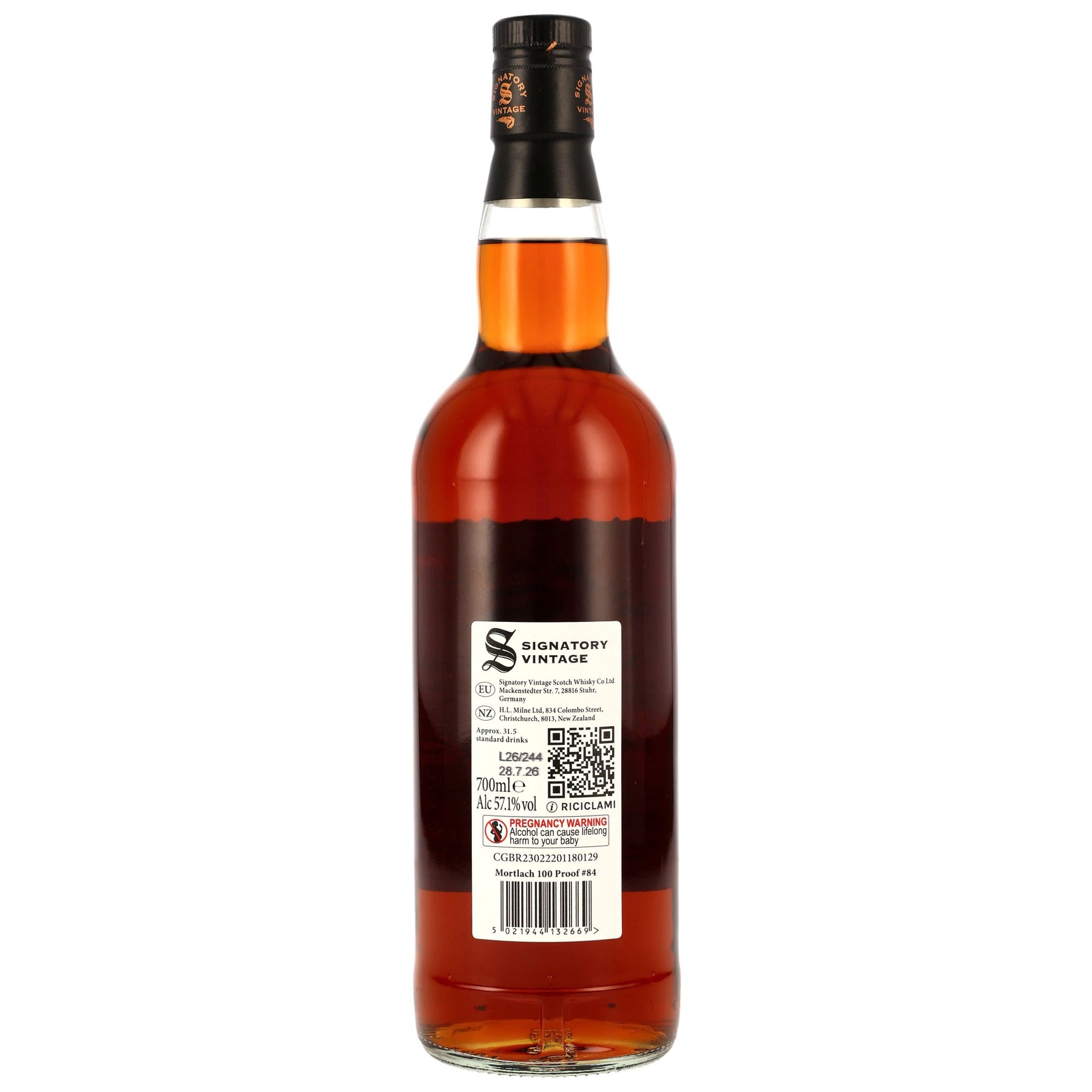 Mortlach 2016/2026 - 10 Jahre - Signatory 100 PROOF Edition #84