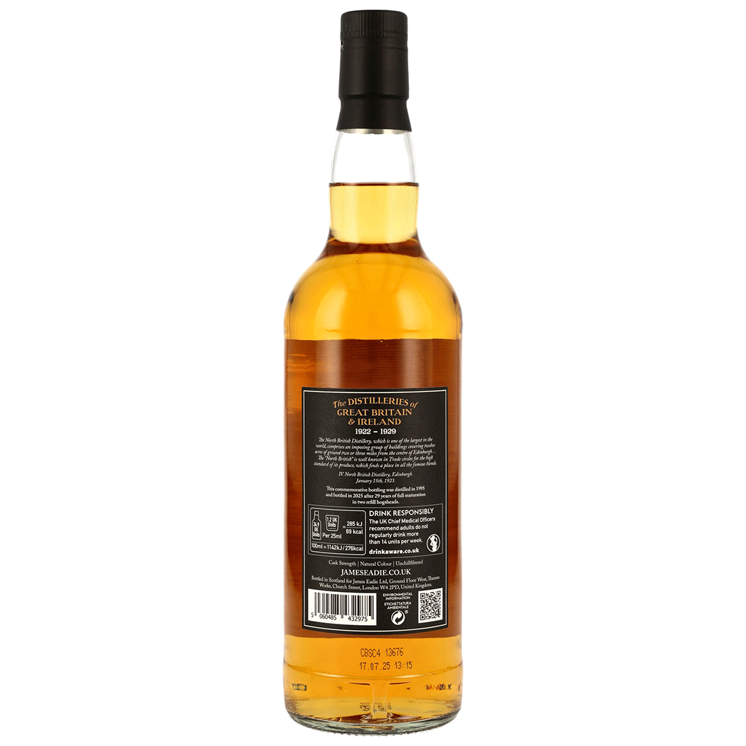 North British 1995/2025 - 29 Jahre - Single Grain - Two Refill Hogsheads - James Eadie