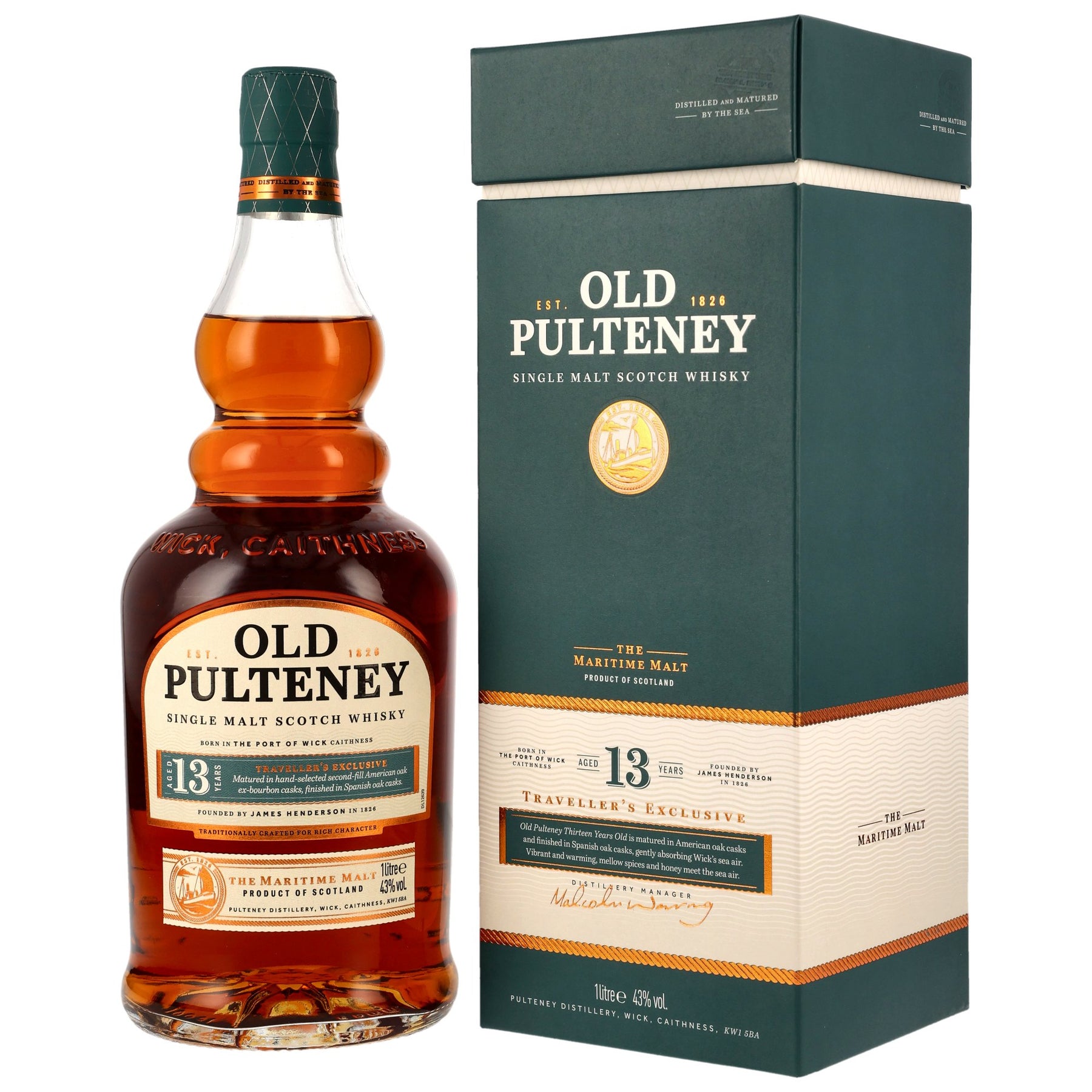 Old Pulteney 13 Jahre - Higland Single Malt Scotch Whisky