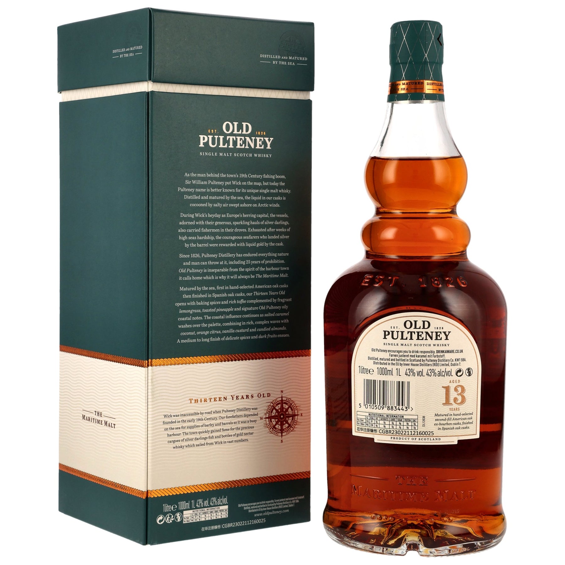 Old Pulteney 13 Jahre - Higland Single Malt Scotch Whisky