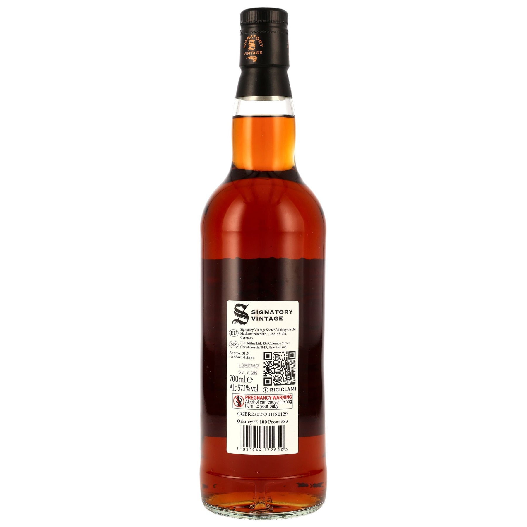 Orkney (HP) 2011/2026 - 15 Jahre - Signatory 100 PROOF Edition #83
