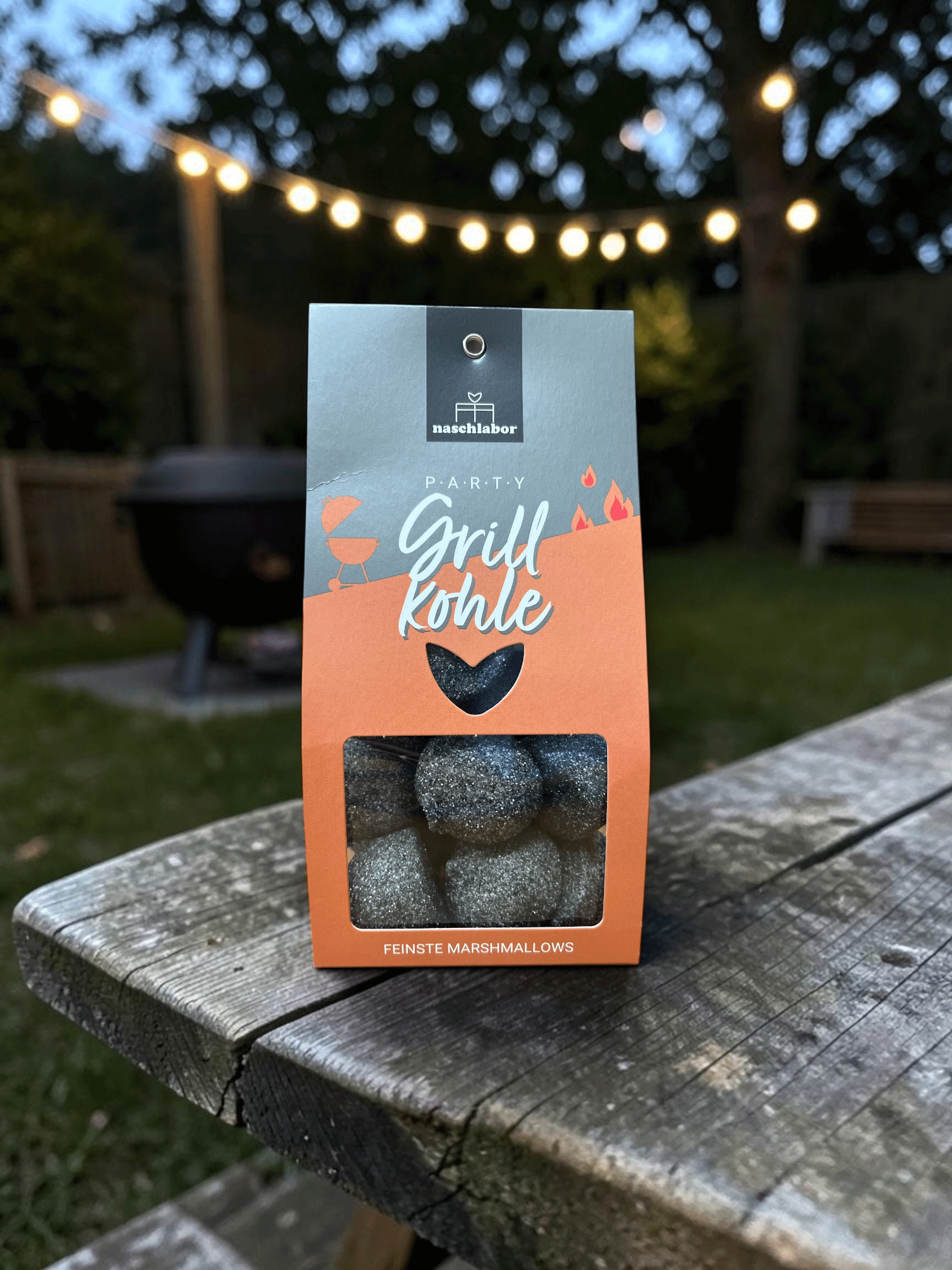 Party Grillkohle 100g Marshmallow