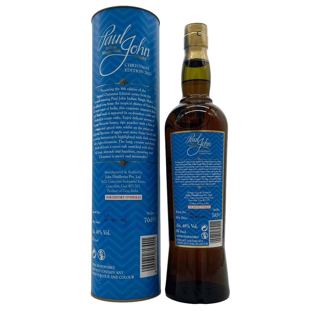 Paul John Christmas Edition 2025 - Indian Single Malt Whisky