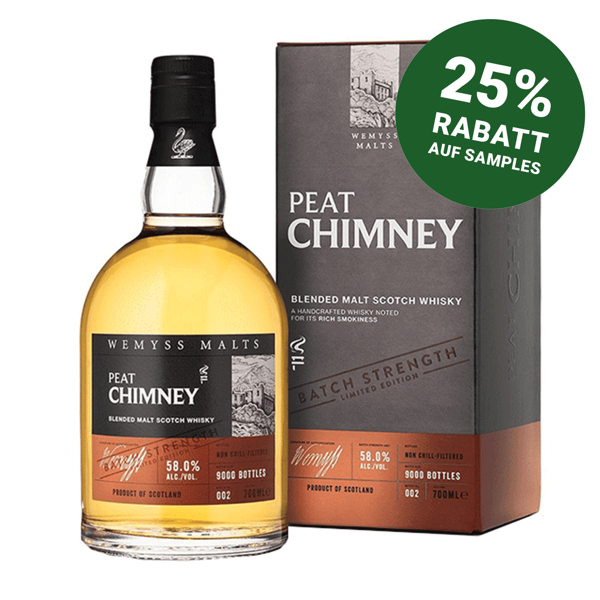 Wemyss - Peat Chimney Batch Strength - Batch 002