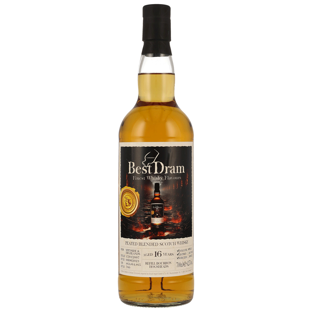 Peated Blended Scotch Whisky 2007/2023 - 16 Jahre - Best Dram