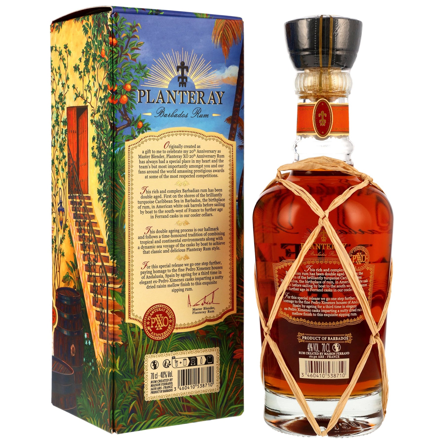 Planteray Barbados Rum PXXO - PX Cask Finish - 20th Anniversary