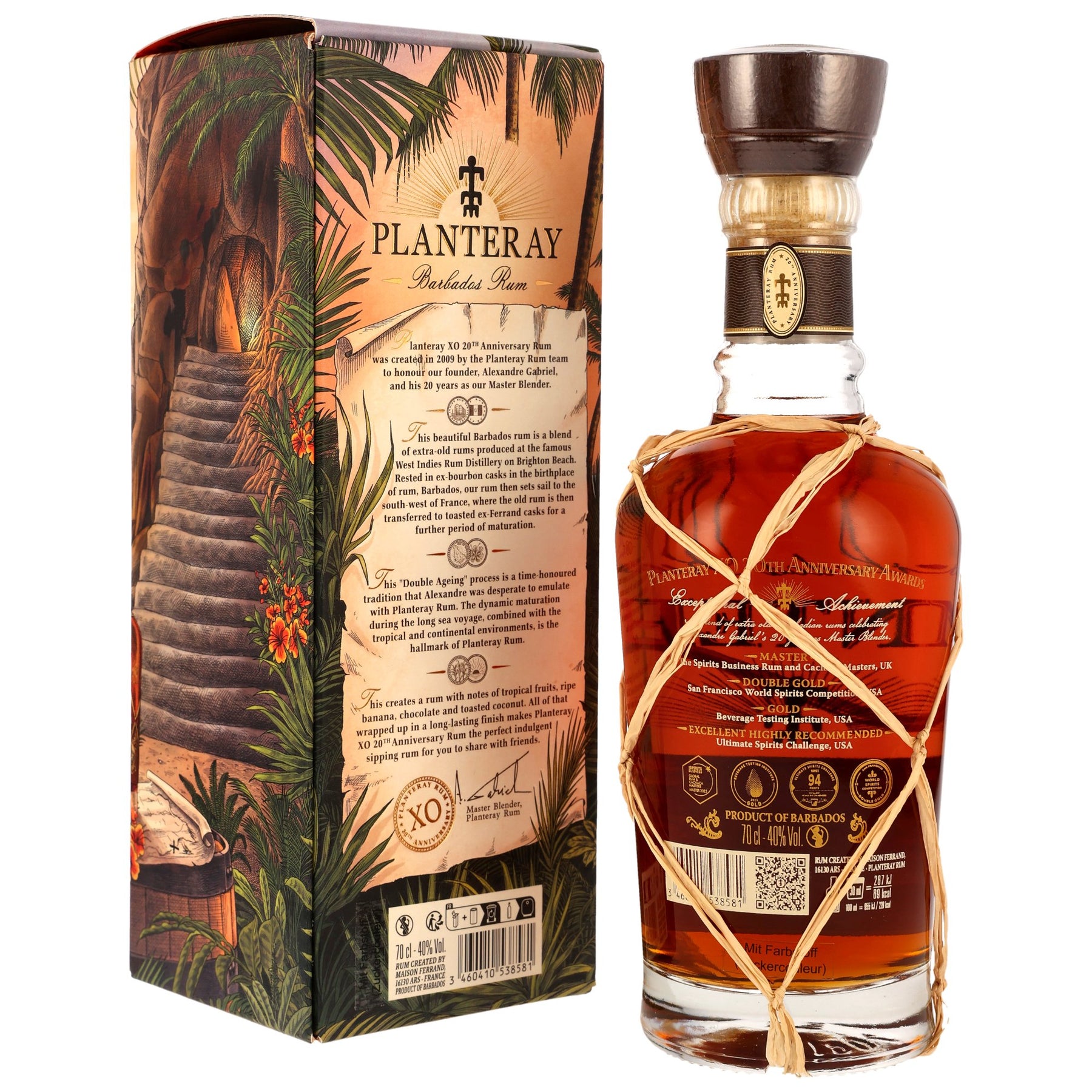Planteray (Plantation) Rum Barbados XO - 20th Anniversary