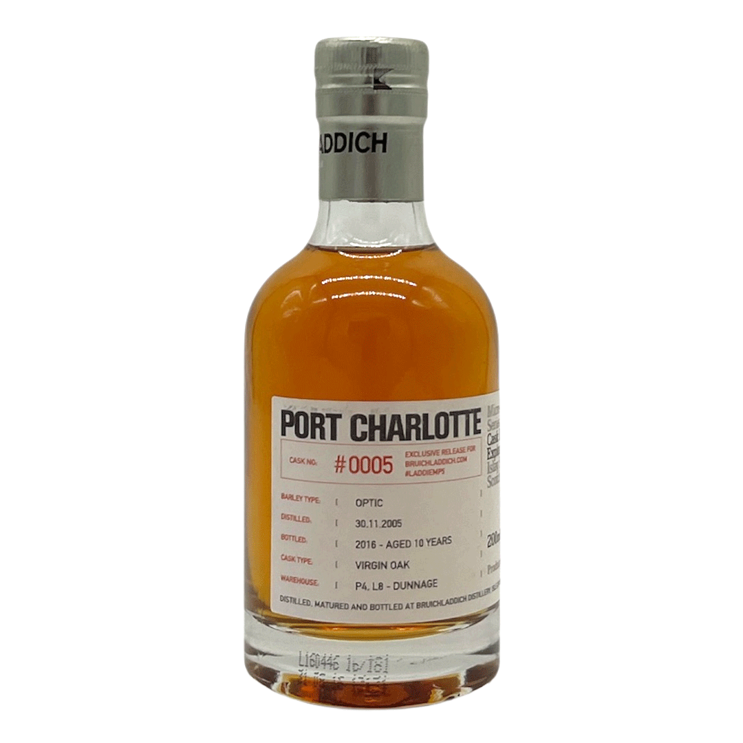 Port Charlotte #LADDIEMP5 - 2005 - Virgin Oak Cask - Fassnummer 0005