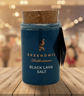 Pot Black Lava Salt