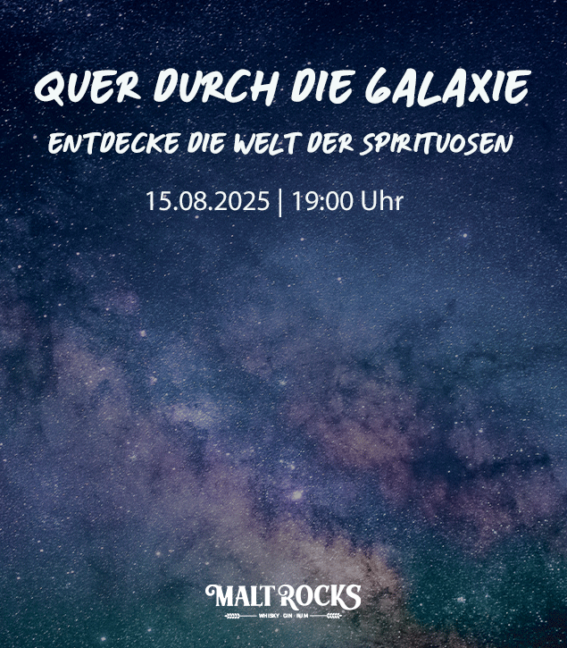 Quer durch die Galaxie - Entdecke die Welt der Spirituosen - vor Ort Seminar am 15.08.2025
