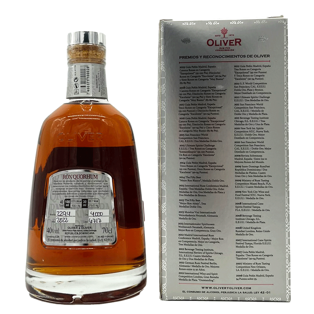 Quorhum QRM 15 Anos Solera Rum