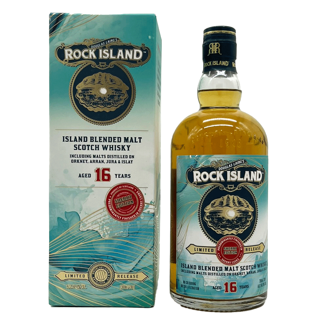 Rock Island 16 Jahre - Sherry Edition - Island Blended Malt Scotch Whisky