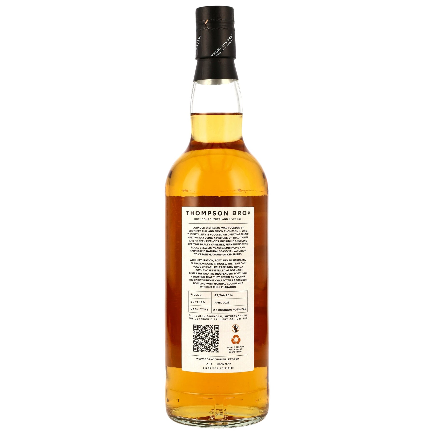 Royal Brackla 2014/2026 - 12 Jahre - 2x Bourbon Hogshead - Thompson Bros.