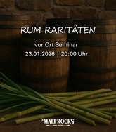 RUM Raritäten Tasting - vor Ort am 23.01.2026