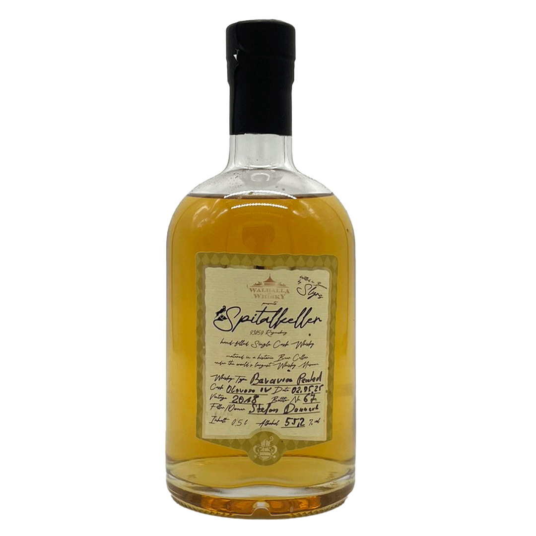 SLYRS - Spitalkeller 2018/2025 - Oloroso Bavarian Peated - Handfilled Walhalla of Whisky