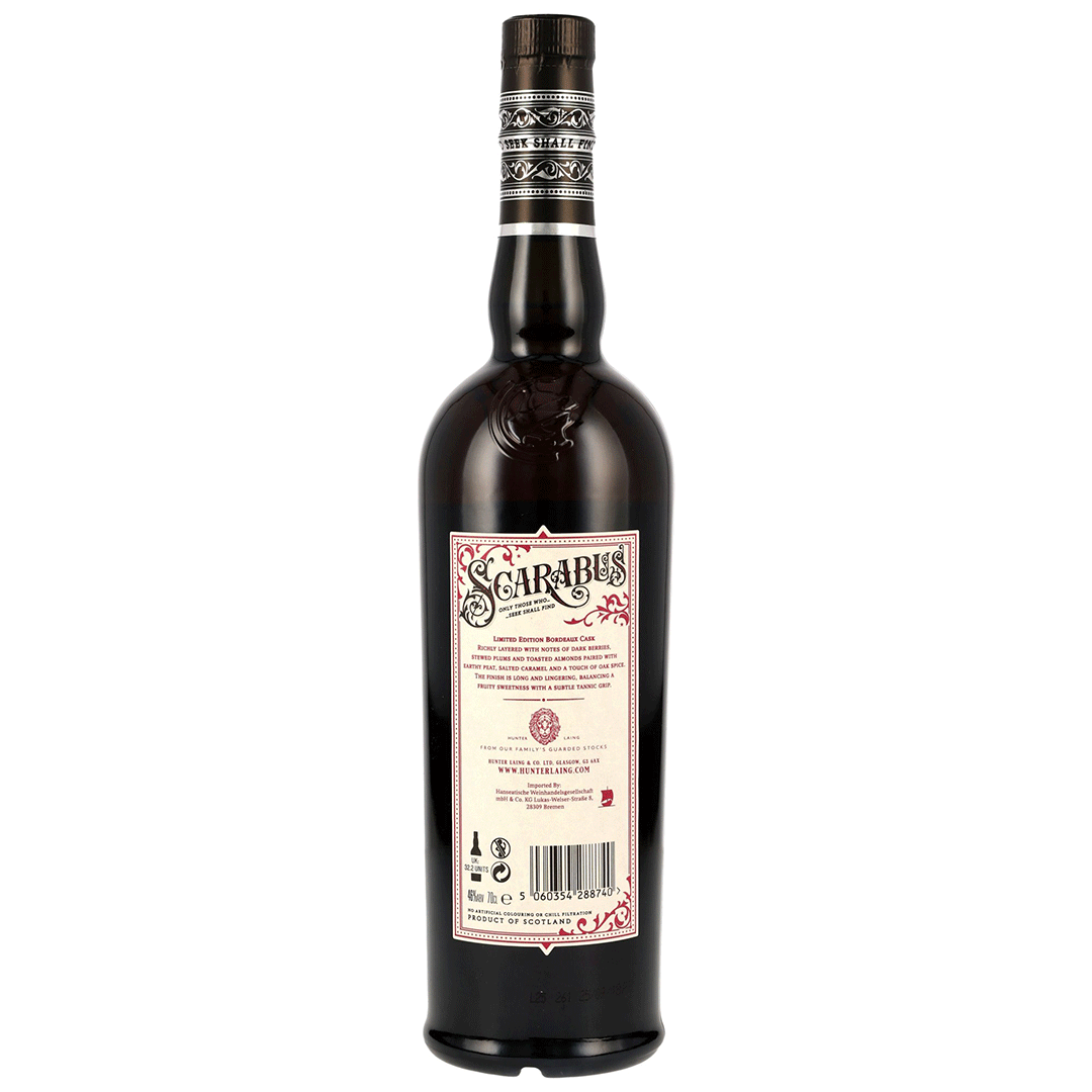 Scarabus Islay Single Malt - Bordeaux Cask - Hunter Laing