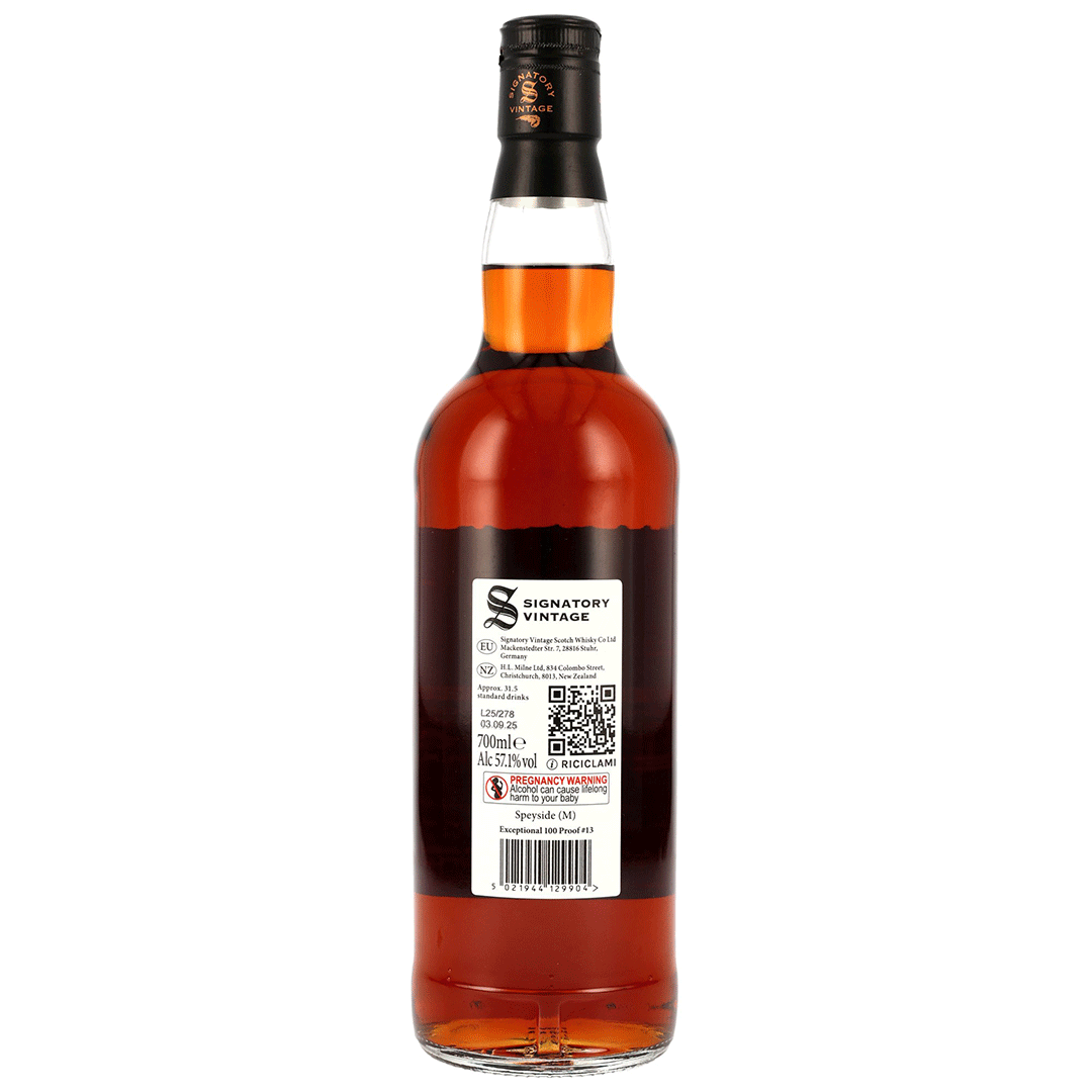 Speyside (M) 2009/2025 - 16 Jahre - Oloroso Sherry Butts - Signatory 100 PROOF Exceptional Cask Edition #13