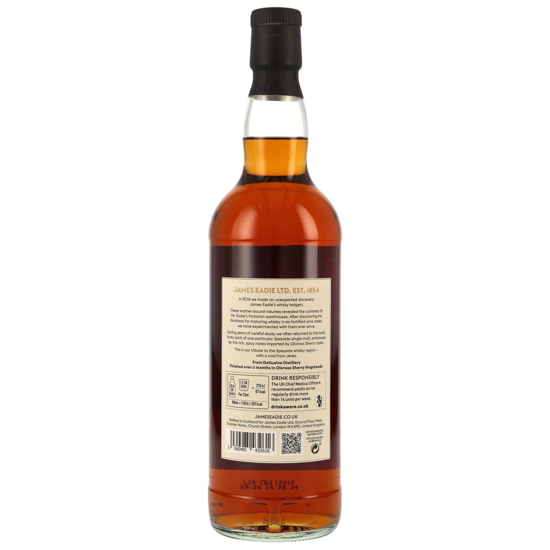 Speyside Single Malt (Dailuaine) - 10 Jahre - Sherry Cask Finish - James Eadie