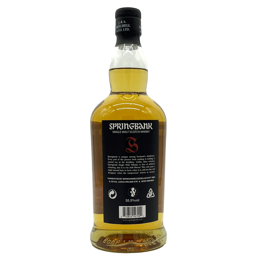 Springbank 12 Jahre Cask Strength - Batch 28 - 55,5%