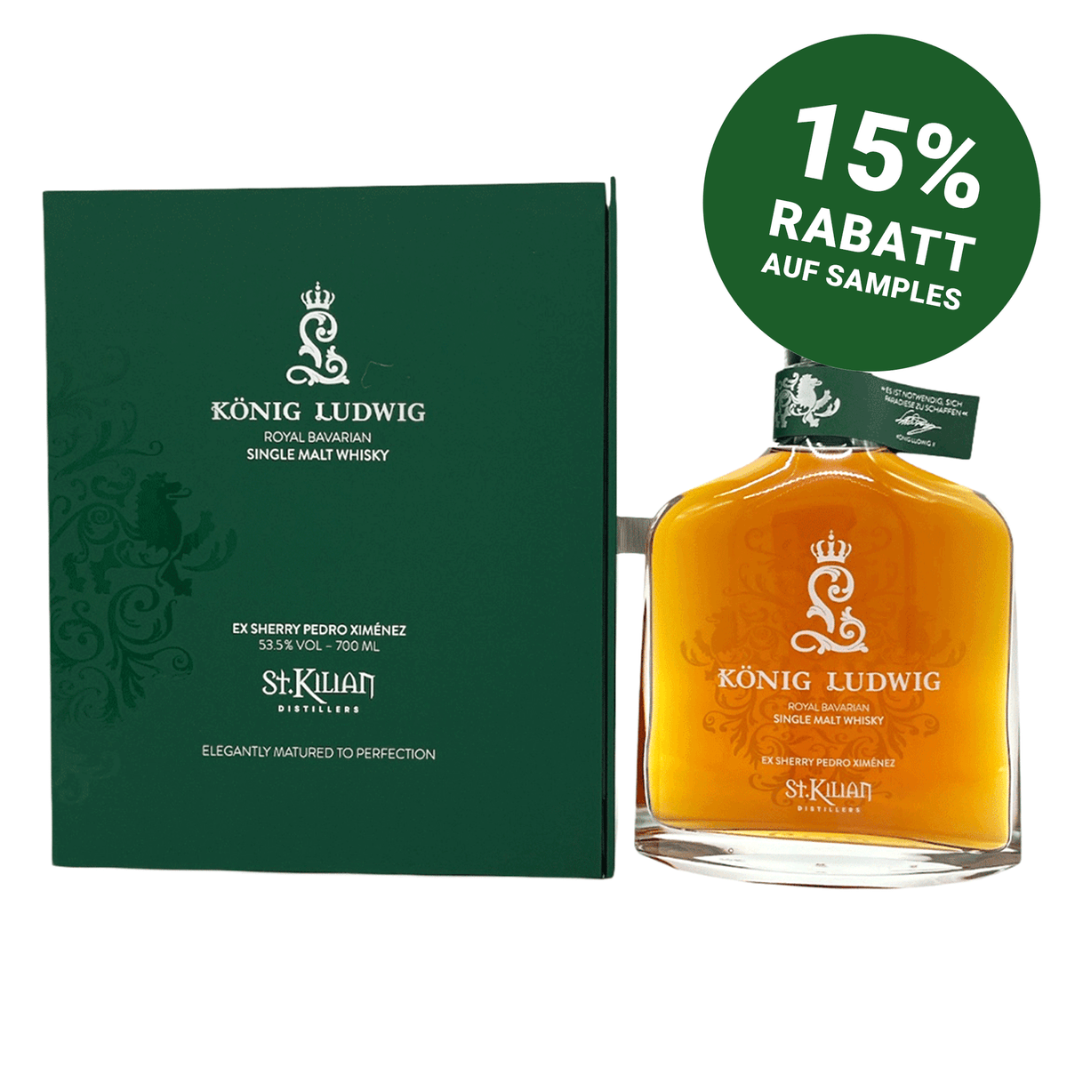 St. Kilian - König Ludwig - Single Malt Whisky - ex Sherry Pedro Ximénez