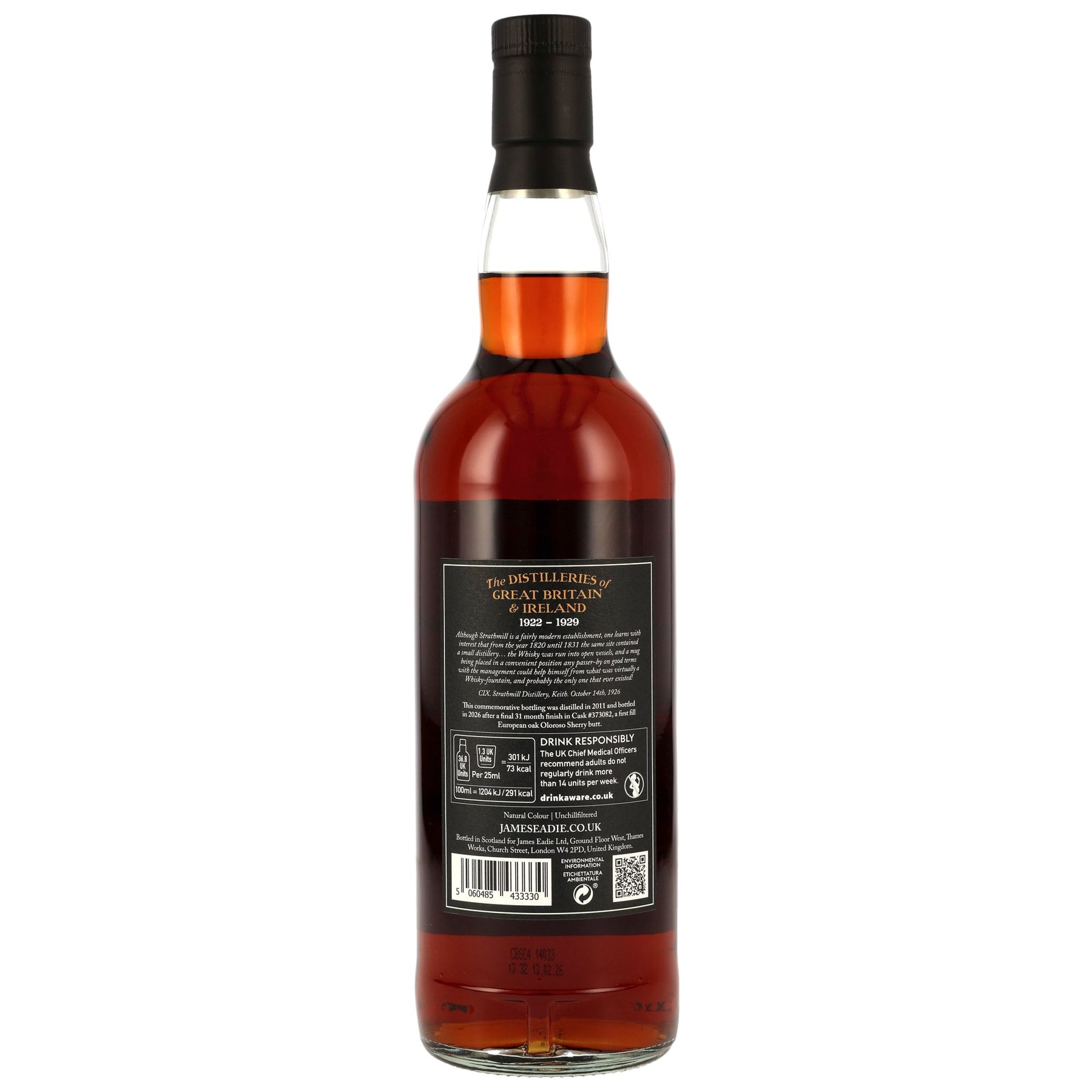 Strathmill 2011/2026 - 14 Jahre - 1st Fill Oloroso Sherry Butt Finish - Fassnummer 373082 - James Eadie