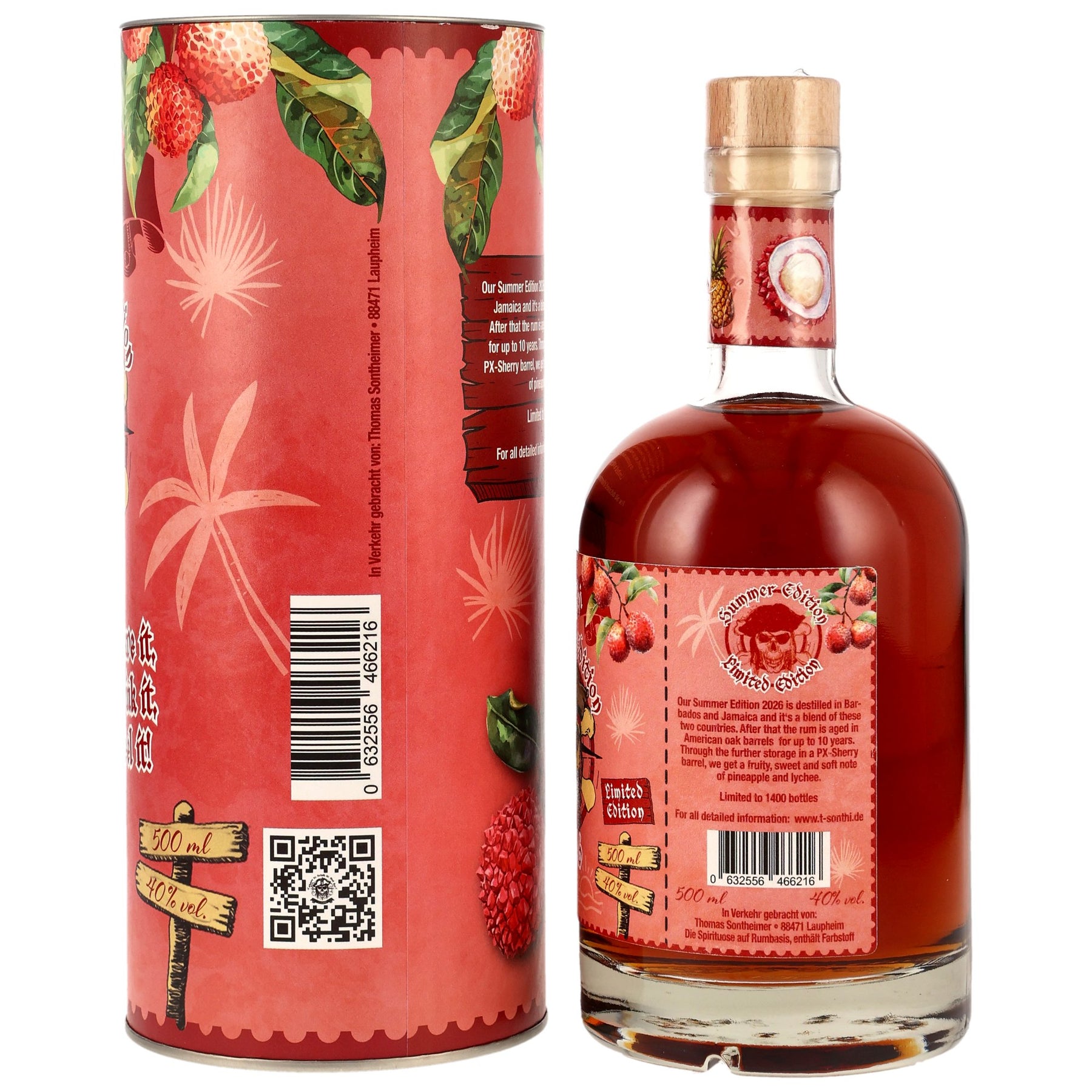 T.Sonthi Rum - Summer Edition 2026 - Jamaica & Barbados - 10 Jahre