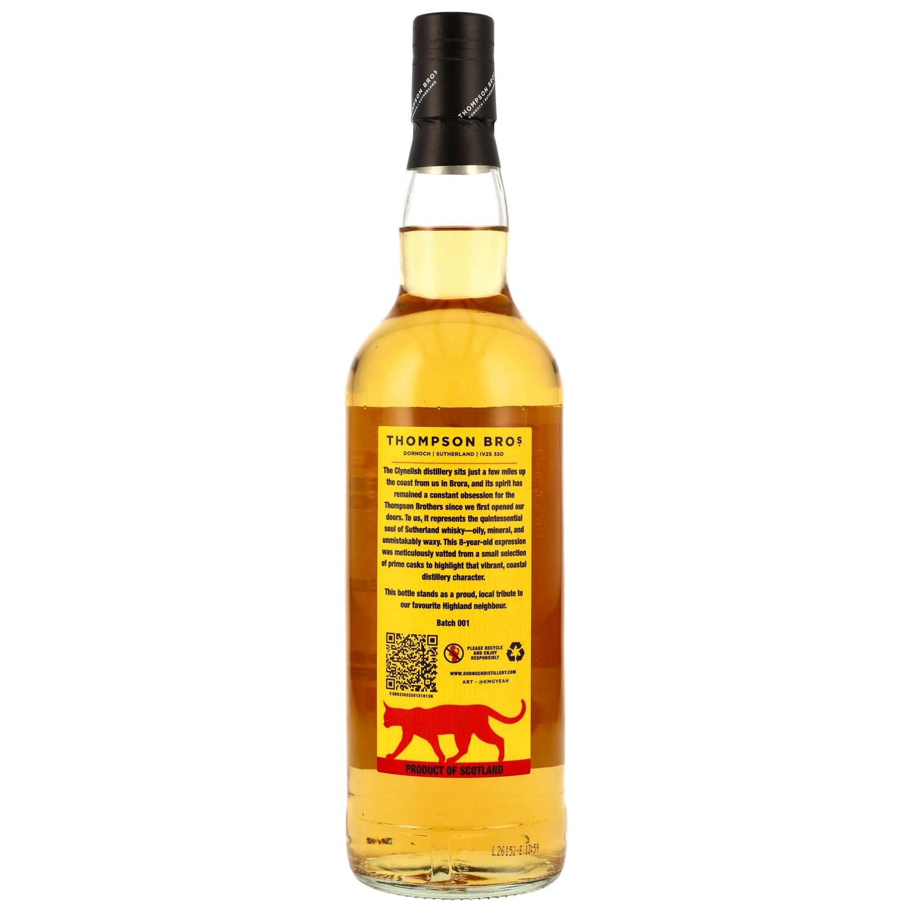 Sutherland (Clynelish) 8 Jahre - Batch 001 - Thompson Bros.