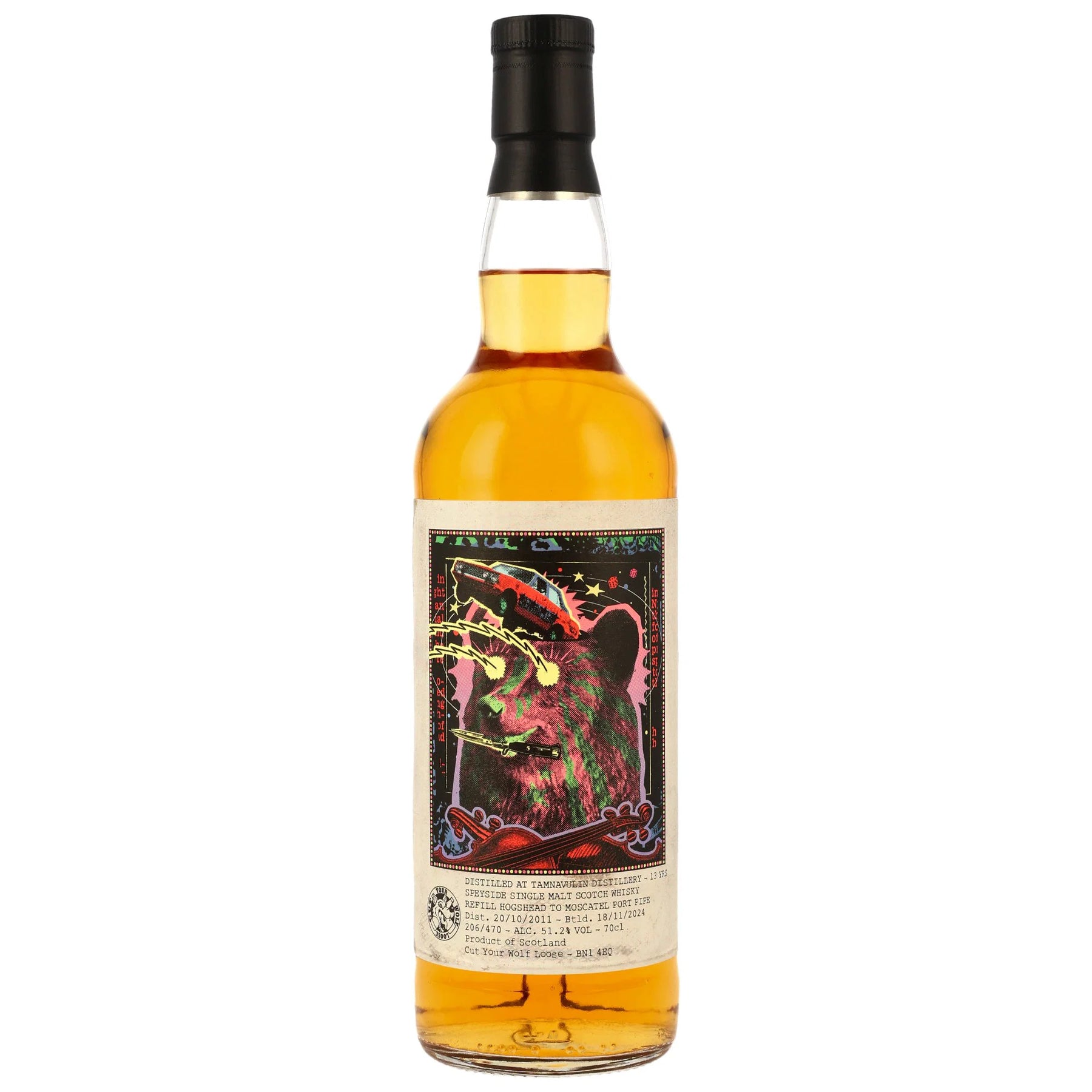 Tamnavulin 2011/2024 - 13 Jahre - Moscatel Port Pipe - Cut your Wolf Loose