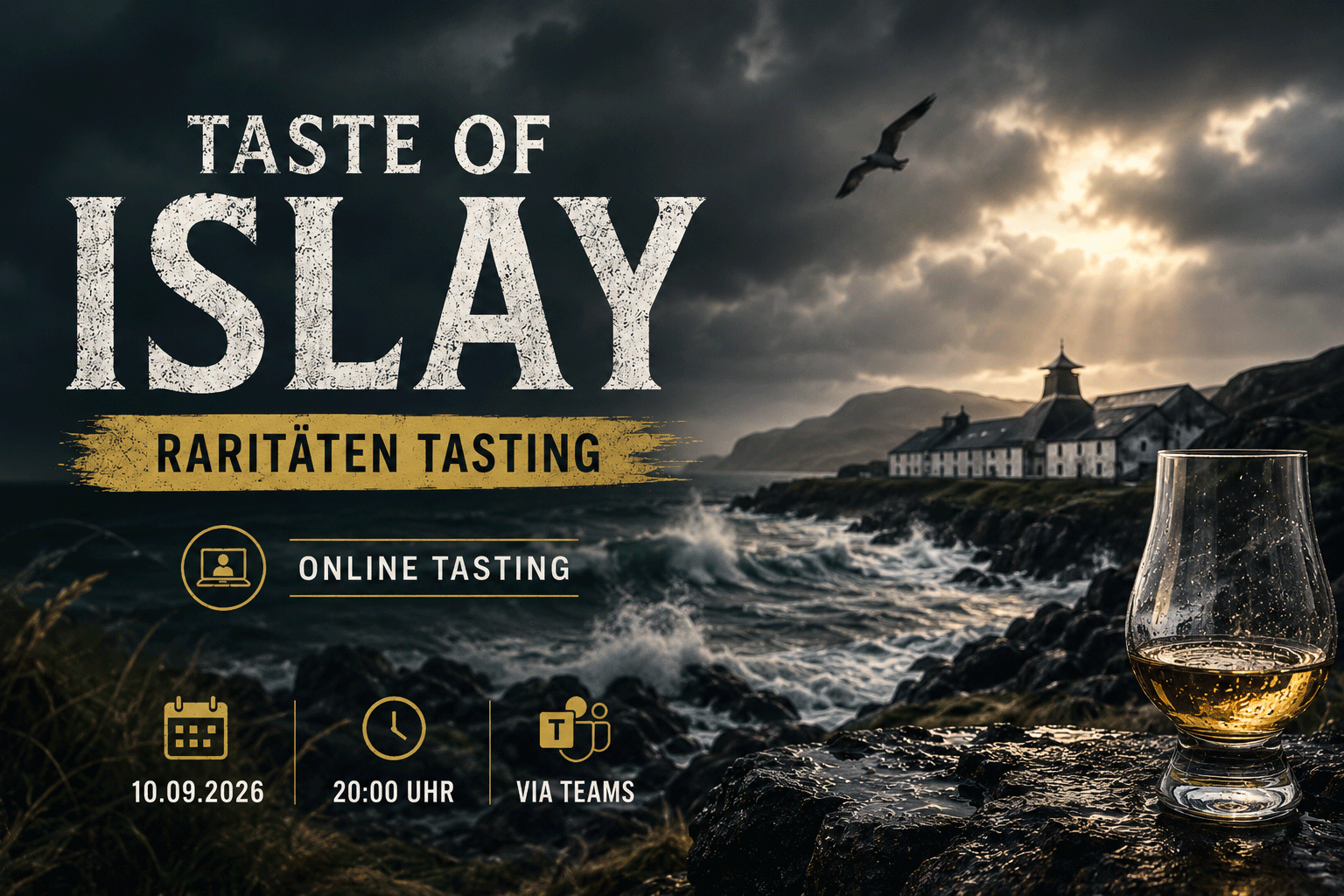 Taste of Islay - Raritäten Tasting - online am 10.09.2026