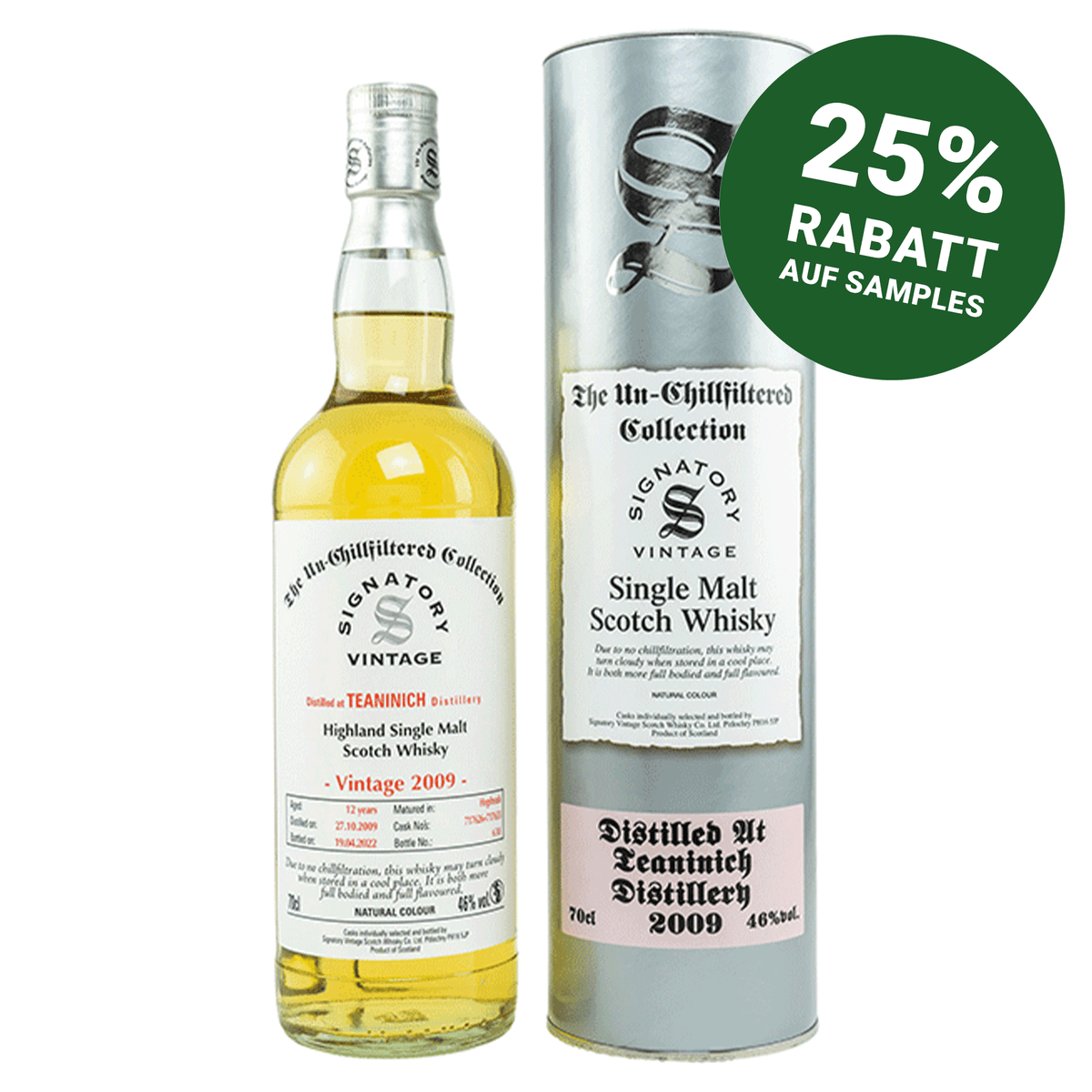 Teaninich 2009/2022 - The Un-Chillfiltered Collection - Fassnummer 717626+717633 - Signatory Vintage