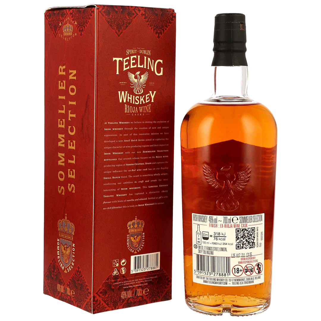 Teeling Sommelier Rioja Wine Cask Finish