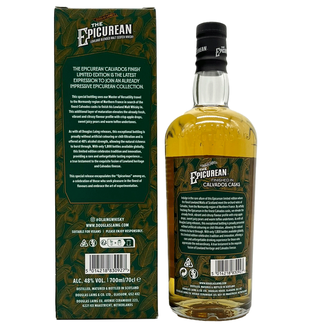The Epicurean CalvadosCask Finish - Lowland Blended Malt Scotch Whisky