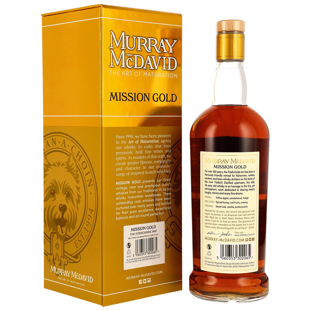 The Fiddichside 1997/2025 - 28 Jahre - Blended Malt - PX Sherry Cask Finish - Murray McDavid