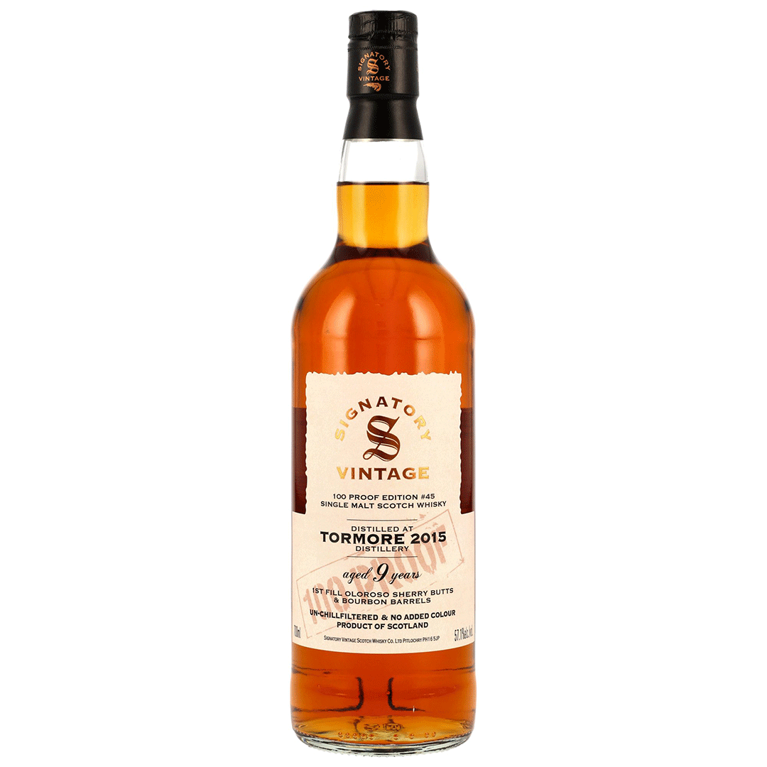 Tormore 2015/2025 - 9 Jahre - Signatory 100 PROOF Edition #45